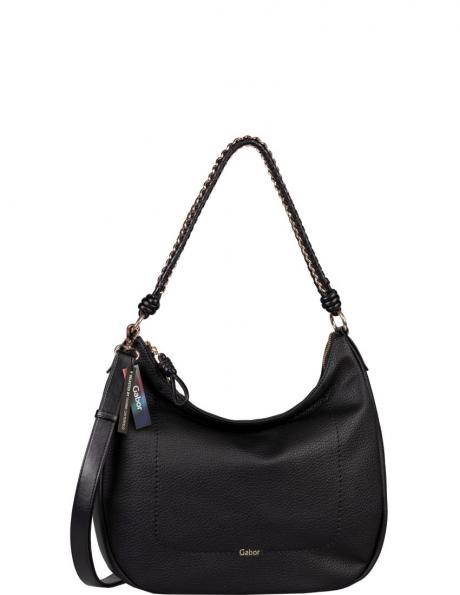GABOR sieviešu melna plecu soma DANIA crossbody 