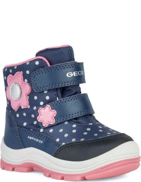 GEOX bērnu zili zābaki meitenēm FLANFIL ABX BOOTIES 