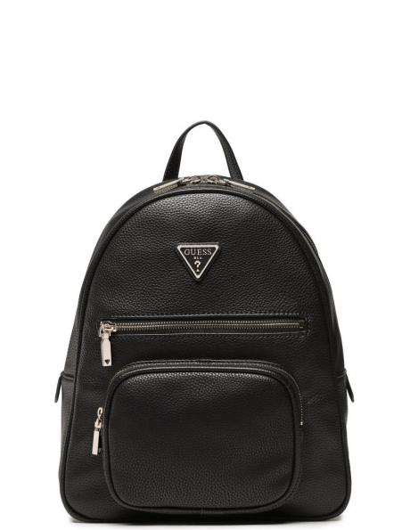 GUESS sieviešu melna mugursoma ECO ELEMENTS SMALL BBACKPACK 