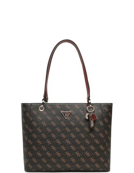 GUESS sieviešu brūna rokassomiņa HANDBAG SATCHEL 