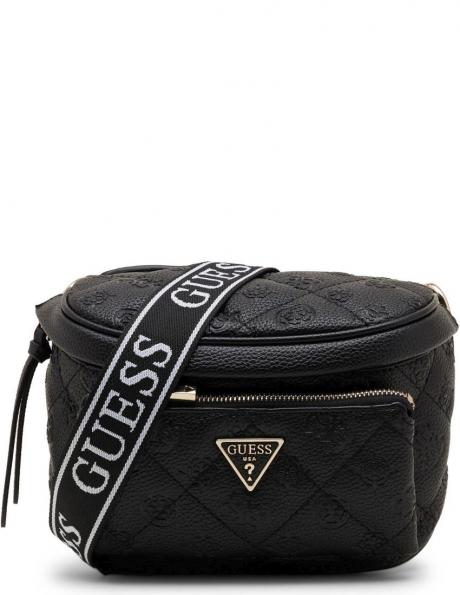 GUESS sieviešu melna plecu soma MINI SLING CROSSBODY 