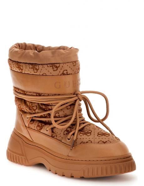 GUESS sieviešu brūni zābaki DRERA DRESS BOOTIE 