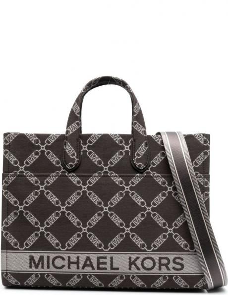 MICHAEL KORS sieviešu brūna rokassomiņa LG grab tote bag 