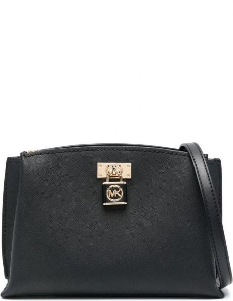 MICHAEL KORS sieviešu melna plecu soma MD messenger bag 