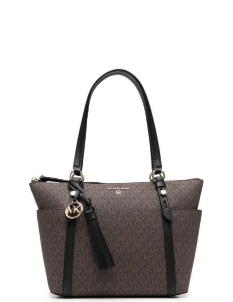 MICHAEL KORS sieviešu brūna rokassomiņa MD top-zip tote 