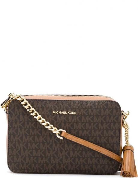 MICHAEL KORS sieviešu brūna plecu soma MD camera bag 