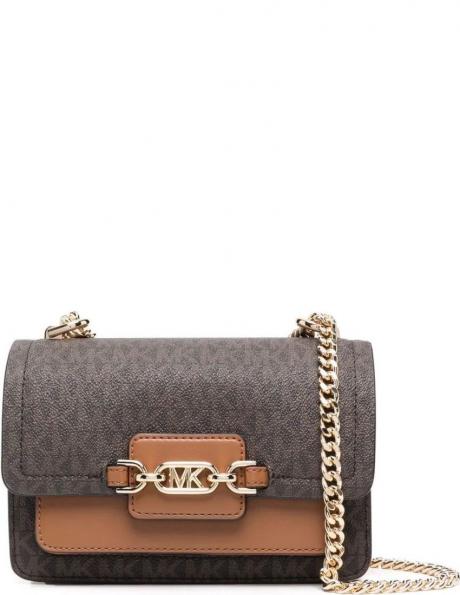 MICHAEL KORS sieviešu brūna plecu soma XS crossbody 