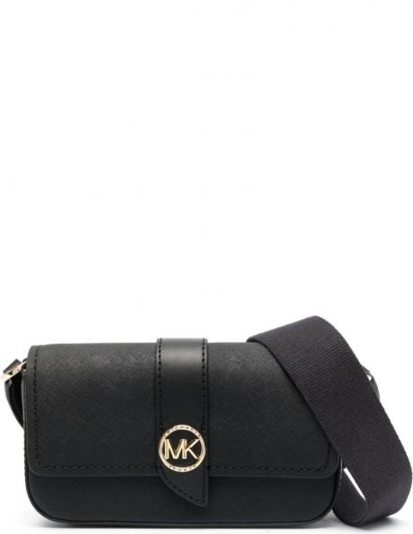 MICHAEL KORS sieviešu melna plecu soma XS ew sling crossbody 