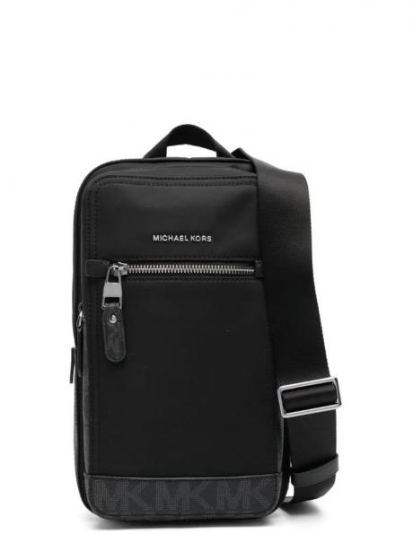 MICHAEL KORS vīriešu melna mugursoma Sport slingpack 