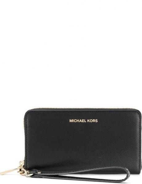 MICHAEL KORS sieviešu melns maks LG coin mf phone case 