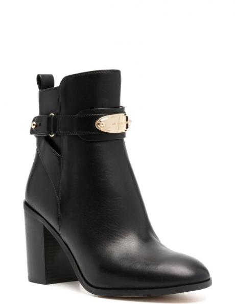 MICHAEL KORS sieviešu melni zābaki DARCY HEELED BOOTIE 