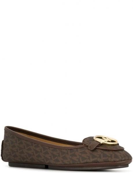 MICHAEL KORS sieviešu brūni mokasīni LILLIE MOCcasins 