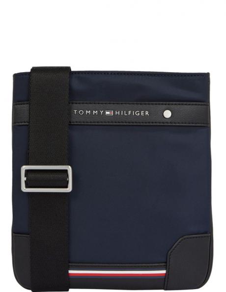 TOMMY HILFIGER vīriešu zila plecu soma Central rpreve mini crossover 