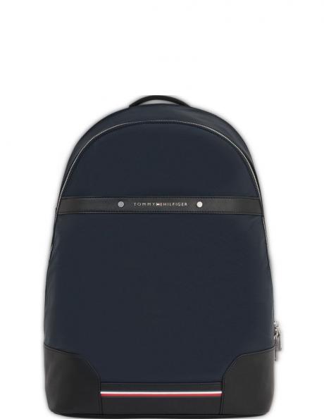 TOMMY HILFIGER vīriešu zila mugursoma Central repreve backpack 