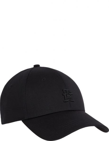 TOMMY HILFIGER vīriešu melna cepure Monogram cap 