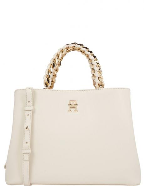 TOMMY HILFIGER sieviešu spilgtas krāsas soma Feminine medium satchel 