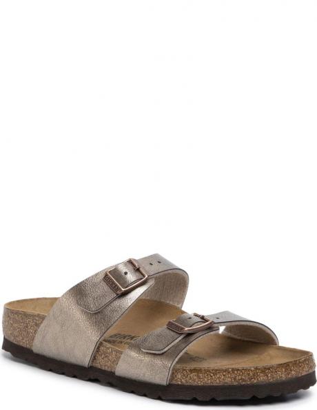 BIRKENSTOCK čības sievietēm, Krēmīga/Smilšu, Sydney BF slippers 