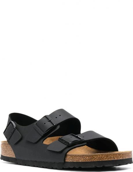 BIRKENSTOCK sandales vīriešiem - sievietēm, Melna, Milano BF sandals 