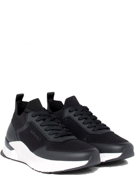 CALVIN KLEIN ikdienas apavi vīriešiem, Melna, Low top lace up mix leisure 