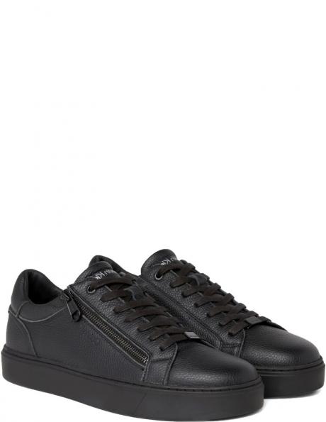 CALVIN KLEIN ikdienas apavi vīriešiem, Melna, Low top lace up leisure 