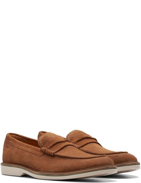 CLARKS mokasīni vīriešiem, Brūna, Atticus LTSlip mocasins 