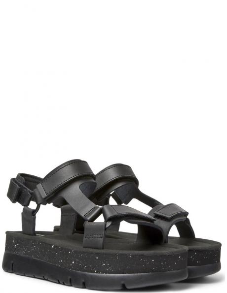 CAMPER sandales sievietēm, Melna, Lasted sandals 