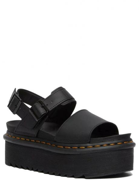 DR. MARTENS sandales sievietēm, Juoda, Voss quad hydro sandals 