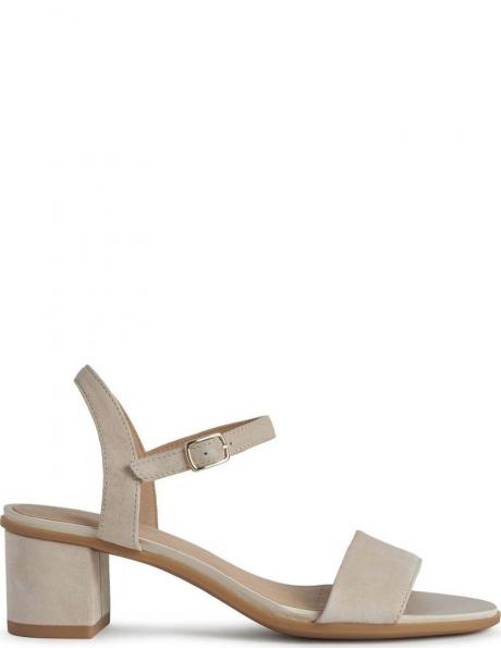 GEOX sandales sievietēm, Krēmīga/Smilšu, Aurely 50 sandals 