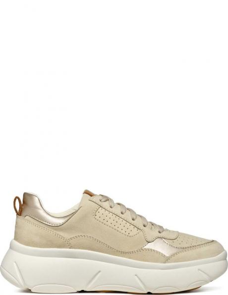 GEOX sieviešu brīvā laika apavi, Krēmīga/Smilšu, Nebula 2.0 sneakers 