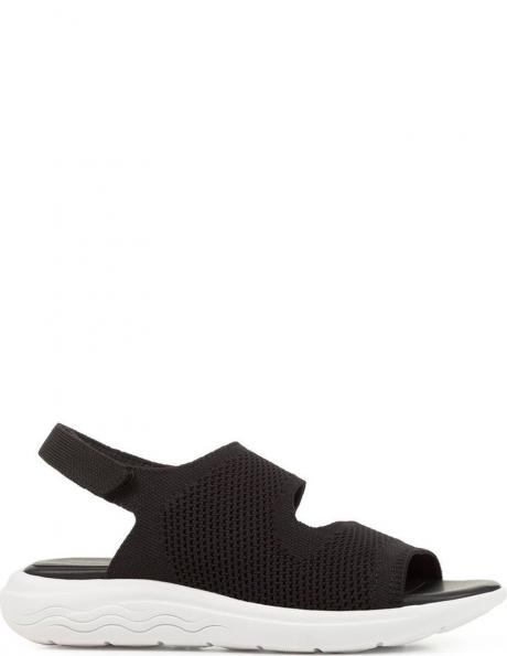 GEOX sandales sievietēm, Melna, Spherica ec5 sandals 