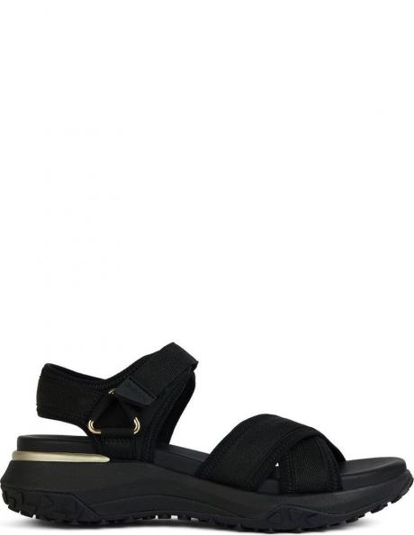 GEOX sandales sievietēm, Melna, Sorapis grip sandals 