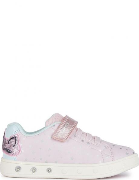 GEOX laisvalaikio bateliai mergaitėms, Rozā, Skylin sneakers 