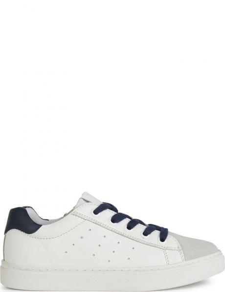 GEOX laisvalaikio batai berniukams, Balta, Nashik sneakers 