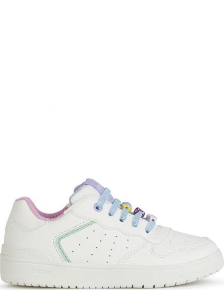 GEOX laisvalaikio bateliai mergaitėms, Balta, Washiba sneakers 