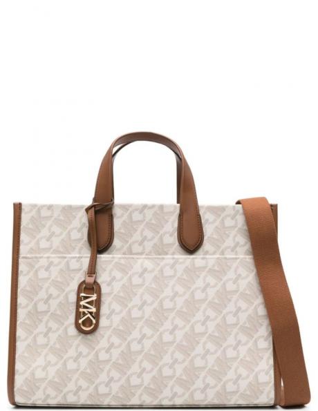 MICHAEL KORS rokassomiņa sievietēm, Krēmīga/Smilšu, Large grab tote 