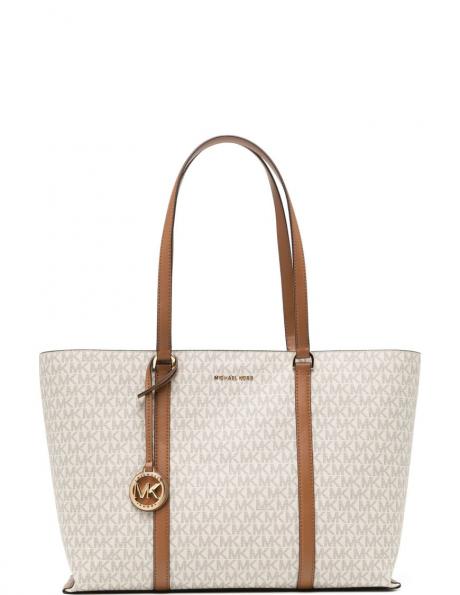 MICHAEL KORS rokassomiņa sievietēm, Krēmīga/Smilšu, Large tote 