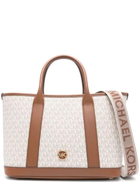 MICHAEL KORS rokassomiņa sievietēm, Krēmīga/Smilšu, Medium satchel 