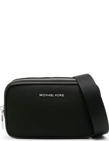 MICHAEL KORS plecu soma sievietēm, Melna, Small belt messenger 