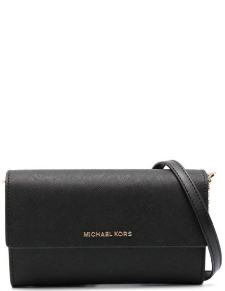 MICHAEL KORS plecu soma sievietēm, Melna, Large frame coin wllt xbody 