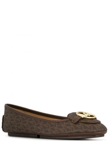 MICHAEL KORS mokasīni sievietēm, Brūna, Lillie moc 
