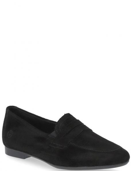 REMONTE loafer stila apavi sievietēm, Melna, LOAFERS 