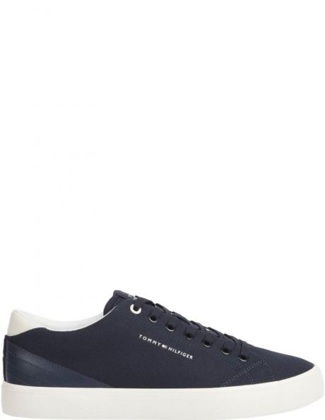 TOMMY HILFIGER ikdienas apavi vīriešiem, Zila, Vulc low summer sneakers 