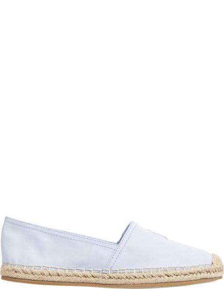 TOMMY HILFIGER kurpes sievietēm, Zila, Embroidered flat espadrille 