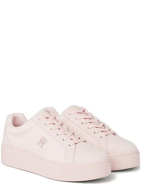 TOMMY HILFIGER sieviešu brīvā laika apavi, Rozā, Platform court sneaker 