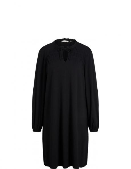 TOM TAILOR kleita sievietēm, Melna, midi dress 