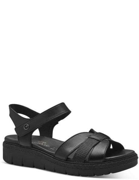 TAMARIS sandales sievietēm, Melna, Sandals 