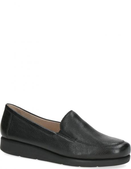 CAPRICE loafer stila apavi sievietēm, Melna, Loafers 