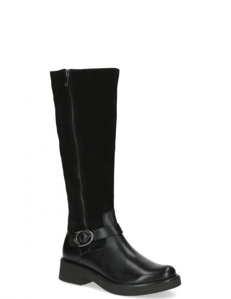 CAPRICE garie zābaki sievietēm, Melna, Boots 