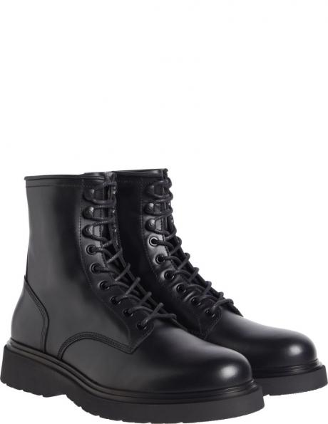CALVIN KLEIN zābaki vīriešiem, Melna, Lace up boot 