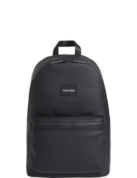CALVIN KLEIN mugursoma vīriešiem, Melna, Essential round backpack 